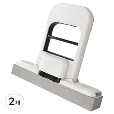 廚房手持迷你刮水器 縫隙除水清潔 黑色 + 白色, 2個