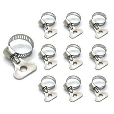 CAYMAN 蝶形軟管夾, 10個