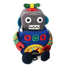 WINGHOUSE Flybot造型防走失後背包 FL0127, 藍色