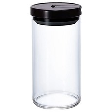 HARIO 好璃奧 咖啡保鮮罐 L, 黑色, 1個