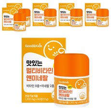 GoodnKids 孩童綜合維他命礦物質錠片, 60顆, 6罐