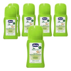 Chicco 草本防蚊滾珠 60ml, 天然植物成分, 適用年齡2m+, 6瓶