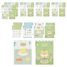 펜피아 1000 초등스프링 8칸쓰기 노트 10p, 랜덤발송, 6개