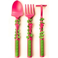 Constructive Eating 造型餐具3件組, 粉色
