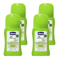 Chicco 草本防蚊滾珠 60ml, 天然植物成分, 適用年齡2m+, 4瓶