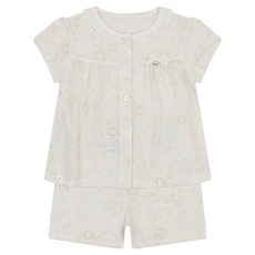 에뜨와 아동용 선물용 올리비아 면 반소내의 상하의 세트