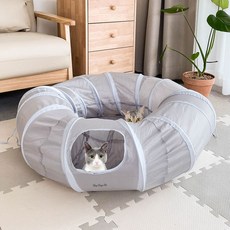 寵物甜甜圈造型隧道屋, 混色, 1個