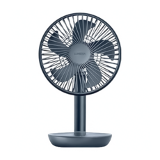 Lumena STAND 3Z N9-FAN USB 桌上型擺頭隨行風扇, 5葉片, BLDC無刷直流馬達, 4000mAh電池, 藍黑色