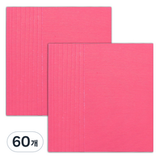 마다꾸미 컬러 골판지, 23 핑크, 60개
