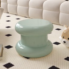 모코아 마카롱 스툴 2단, 라이트 그린, 1개