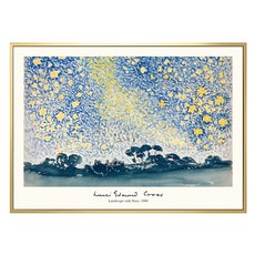 菠蘿選畫所 亨利・愛德蒙・克羅斯 星空下的風景 AVAR5753G, 金色