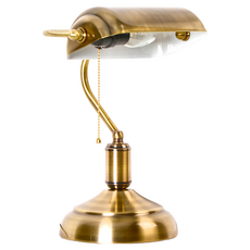 美式復古銀行燈 KC7008-85 檯燈 閱讀燈, 青古銅