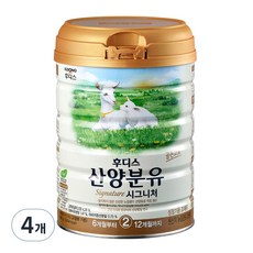 일동후디스 시그니처 산양분유 2단계, 800g, 4개