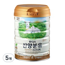 일동후디스 시그니처 산양분유 2단계, 800g, 5개