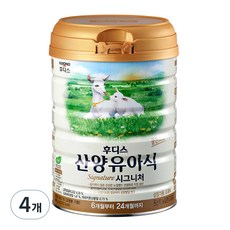 일동후디스 산양유아식 시그니처 분유 4단계, 800g, 4개