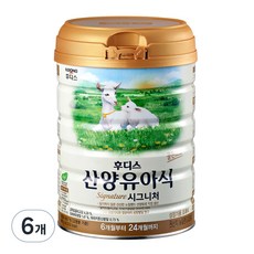 일동후디스 산양유아식 시그니처 분유 4단계, 800g, 6개