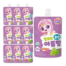 LeadersinPharm CATCH! TEENIEPING 奇妙萌可噗通飲料 愛心萌可 青葡萄口味, 100ml, 10個