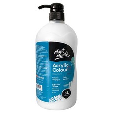 Mont Marte 蒙瑪特 東亞PMS 專家用 1L 大容量按壓式壓克力顏料, 1色