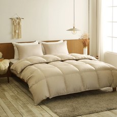 LASELENE 波蘭80 莫代爾鵝絨被 四季用, 燕麥色