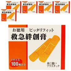 KYORIKI 共利絆創繃帶 膚色, 100枚, 6盒