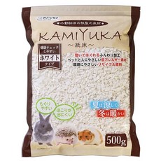 Clean Moff 小動物專用紙床, 500g, 白色, 紙製床材, 1包