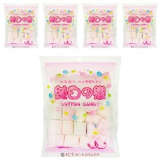 純白之戀 特大水果棉花糖，口感綿密, 105g, 5包