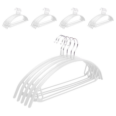 日版超厚多功能無痕衣架, 43 x 21cm, 白色, 5入一組, 25個