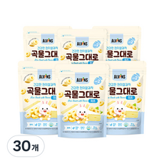 엘빈즈 건강한 현미쌀과자 곡물그대로, 30g, 30개, 치즈맛