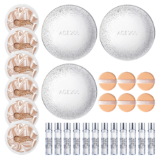 AGE20'S 閃光盒 + 補充裝 12.5g x 2p + 安瓿 10ml x 4p, 白色米色(23號), 3組