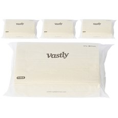 Vastly 3層臉部紙巾補充包, 66入, 4個