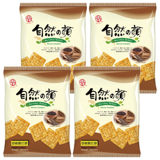 中祥 自然の顏胡椒蘇打餅, 280g, 4袋
