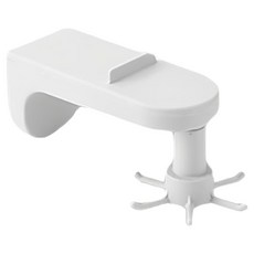 免打孔廚具旋轉收納掛鉤 PP材質 無痕背膠 17x7x8.5cm, 北歐白, 1個