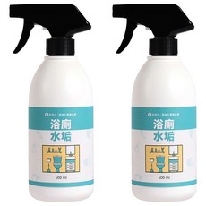 歐美淨 植萃酵素浴廁水垢清潔劑, 食品級水果酸, 有效除汙及除臭, 水垢皂垢頑垢, 三效合一, 500ml 2瓶