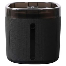 貓尾巴 第二代大容量嘩啦寵物智能飲水機, 2.5L大份量供水, 濾芯四層淨化, 睡眠級靜音, 水位警示燈, 智能防乾燒, USB供電, 黑色, 1個