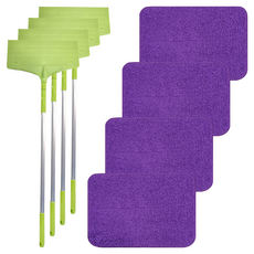 World Clean 快潔擦寬型拖把 + 靜電寬型除塵紙, 4套