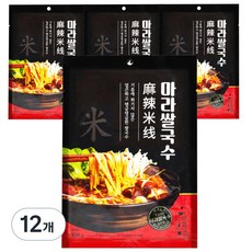 식다락 마라 쌀국수 2인분, 336g, 12개