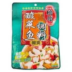 橋頭 酸菜魚用調味料 酸爽味 318g，道地川菜風味，湯頭濃郁，簡單方便，輕鬆享受烹飪樂趣, 1包