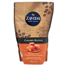 ZAVIDA 雅菲達 焦糖皇家風味咖啡豆, 340g, 1包