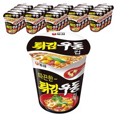 농심 튀김우동 컵라면, 62g, 24개