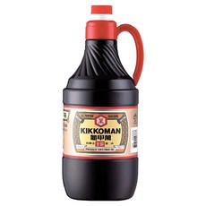 KIKKOMAN 龜甲萬 甘醇醬油，非基因改造大豆釀造, 1.6L, 1瓶