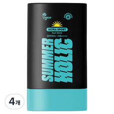 썸머홀릭 울트라 스포츠 선스틱 SPF50+ PA++++, 19g, 4개