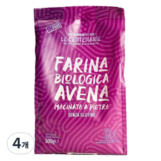 시마바이오 유기농 생귀리 오트 가루, 4개, 500g