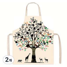 特別商店 現代 咖啡廳 花店 美術 廚房圍裙 55 x 68 cm, 2個, 7