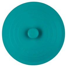 LE CREUSET 矽膠圓型保鮮蓋, 加勒比海藍, 1個