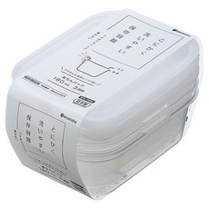 INOMATA 角型保鮮盒 1840 180ml - 透明冰箱收納, 3個, 1組