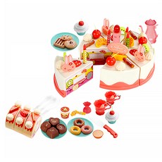 Beibe Good OhBabyLaugh 蛋糕切切樂 82件組 DIY生日蛋糕, 1組