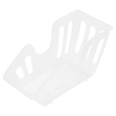 sanada 多用途雙邊鍋蓋立放收納架 廚房收納好幫手 節省空間 檯面整潔, 1入, 透明色