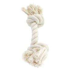 DoggyMan 多格漫 犬用自然素材棉質潔牙拉索玩具, 1個, 單一顏色