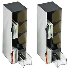 JUSKU 佳斯捷 小斑馬整理盒 7.4 x 8.4 x 20.8cm, 2個, 簡約撞色系