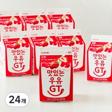 남양유업 맛있는우유GT 딸기, 300ml, 24개